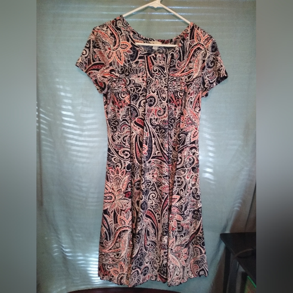 Elegant  Est 1946 Paisley Print Dress